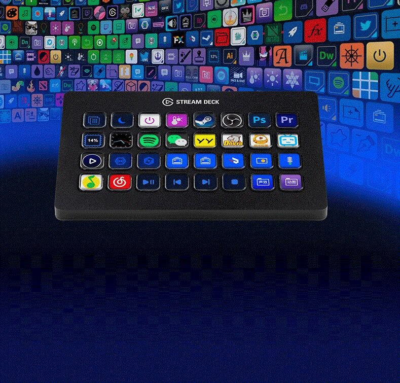 Programmable Live Stream Macro Keypad (15 Keys)