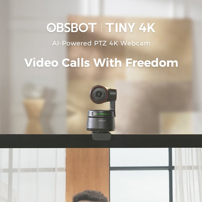 Smart Tracking 4K Camera with Wide Angle